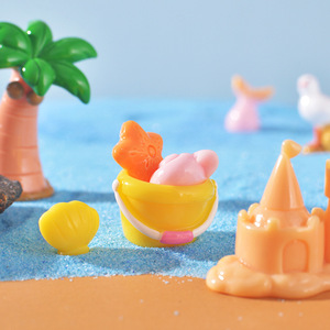 Décorations d'<span class=keywords><strong>aquarium</strong></span> de plage et de phare, ornements miniatures en résine pour table de sable, style minimaliste moderne transfrontalier, micro-paysage - Product Image 3