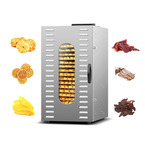 Déshydrateur alimentaire grande capacité 20 plateaux, utilisation facile, en acier inoxydable, pour friandises pour chiens, friandises pour oiseaux, friandises pour lapins et aliments pour animaux de compagnie - Product Image 1