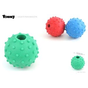 Yommy Spiky Ball With Holes 6.5cm <b>Pet</b> <b>Interactive</b> <b>Toy</b> <b>For</b> Dogs - Product Image 2