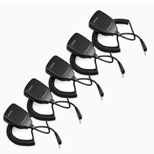 5er-Pack 2-Pin Handmikrofon mit Lautsprecher für Retevis H777 Kenwood Baofeng 888s WOXUN TYT HYT Universal - Product Image 1
