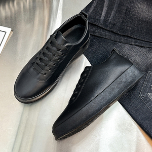 Summer Men Casual <b>Sneakers</b> slip on Skateboard <b>Shoes</b> Black Lazy <b>Shoes</b> Casual Lightweight <b>Sneakers</b> Lace up <b>Shoes</b> - Product Image 4