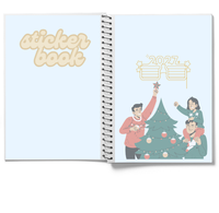 Cahier à feuilles mobiles à anneau détachable simple mignon Agenda de reliure à ouverture unique avec tissu PVC PP Matériau de couverture Logo personnalisé Écriture