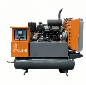 Compresseur d'air à vis portable <span class=keywords><strong>mini</strong></span> KYCL5-8, 8 bars, 5 m³/min, directement de l'usine, pour le forage - Product Image 1