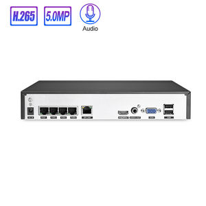 5MP 4CH 8CH POE NVR الصوت خارج كاميرا الأمن مسجل فيديو ل كشف الحركة POE IP كاميرا - Product Image 1