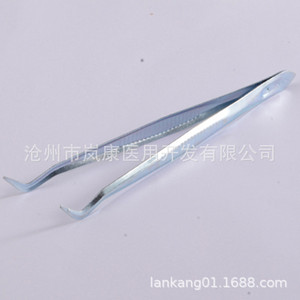 Pince à épiler dentaire en plastique à pointe incurvée pour soins bucco-dentaires et usage DIY - Product Image 4