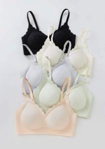 Soutien-gorge <span class=keywords><strong>sans</strong></span> <span class=keywords><strong>armature</strong></span> Evenyoung en dentelle, push-up, soutien doux, bonnet fixe, <span class=keywords><strong>sans</strong></span> couture, soutien-gorge adhésif en dentelle pour femme - Product Image 3