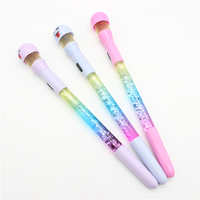 Stylo liquide lumineux coloré pour étudiants, stylo féerique, stylo liquide flash pour étudiants