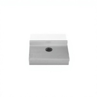 Accessoires de support solaire, blocs de support pour modules photovoltaïques, plaques de bordure, alliage d'aluminium, pour carport intermédiaire sur toit