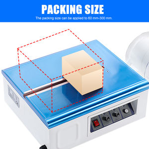 Wallepac Hochwertige A2T Desktop 5Mm Pp Strap Halbautomat ische Kunststoff-Umreifung maschine Preis Tragbare Kartons <span class=keywords><strong>Banding</strong></span> <span class=keywords><strong>Machine</strong></span> - Product Image 2