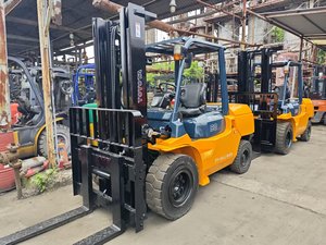 Original Japan <b>Used</b> Fd30 3ton 5ton 7FD50 FD30 FD70 FD120 Diesel Komatsu TCM MITSUBISHI Forklift Best Price - Product Image 1
