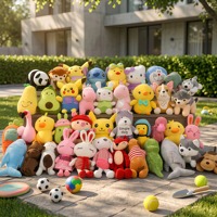 Assortiment de mini-jouets en peluche animaux, porte-clés décoratifs pour bébés, petits animaux en peluche en vrac, prix de carnaval, éducatifs, unisexe