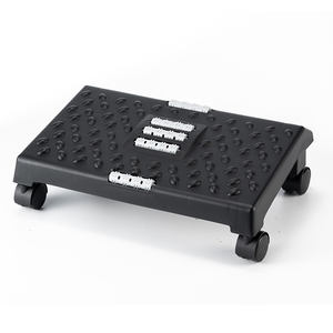 Оптовая продажа, прямоугольный пластиковый скользящий стул для ног с колесами для домашнего офиса и спальни - Product Image 1