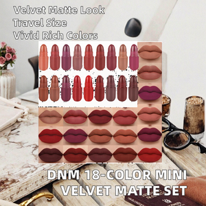 MLM 18 Colors <b>Mini</b> Capsule Style Mineral Velvet Matte <b>Lipstick</b> Set Regular Size Tint High Pigment Long-lasting Waterproof - Product Image 4