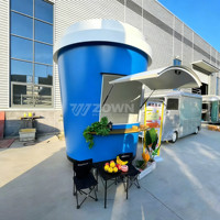 Vente directe d'usine, remorque alimentaire électrique à 4 roues, bar à collations mobile, ensemble de cuisson complet, chariot à café, hot-dogs, pizzas