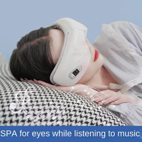 Luftdruck Vibrierende Heiß kompression musik Augen massage gerät Elektrisches faltbares Smart 3D-Augenmassagegerät mit Wärme