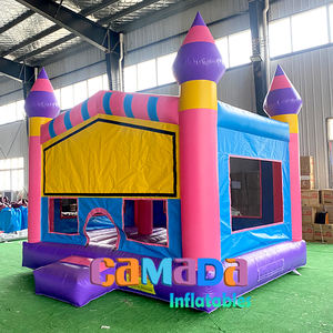 Precio de fábrica al por mayor comercial 0,55mm PVC Casa de rebote castillo inflable 13x13 Moonwalk Jumper - Product Image 5