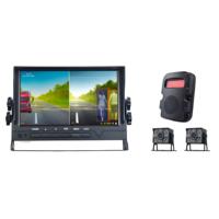 Système de sécurité progressif tout-en-un HOWING DVS, kit d'aide à la marche arrière HD LCD/TFT avec caméra à intelligence artificielle pour points morts et écran partagé