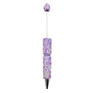 Nouveau stylo à bille rotatif fait main avec perles de diamant AB, motif ciel étoilé, pour DIY, vente en <span class=keywords><strong>gros</strong></span> - Product Image 5