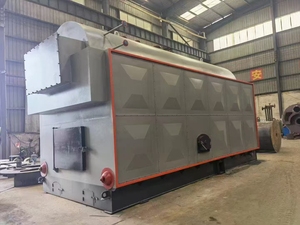 דוד קיטור תעשייתי אופקי להסקה בביומסה, בעל זרימה טבעית של מים, יעילות גבוהה, תפוקה 1-6 טון/שעה, 85%-87% יעילות תרמית - Product Image 3