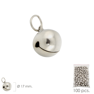 Campana nichelata 17 mm. Confezione da 100 unità - Product Image 1