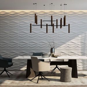 Pannello Decorativo da Parete Moderno Bianco 3D <span class=keywords><strong>per</strong></span> <span class=keywords><strong>Interni</strong></span> Casa - Product Image 2
