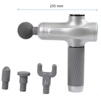 Pistolet de massage sans fil avec écran LCD, masseur musculaire à percussion pour tissus profonds, portable pour soulager la douleur