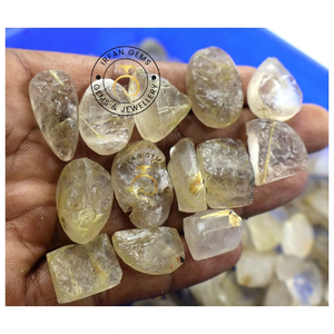 Cuarzo Rutilado Dorado Estrella Druzy de Primera Calidad 100% Natural, Gema Suelta para Joyería - Product Image 2