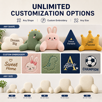 Cadeaux promotionnels personnalisés, coussin de dossier en forme de nuage original, design de personnage, jouet en peluche personnalisé, OEM ODM, peluche de haute qualité