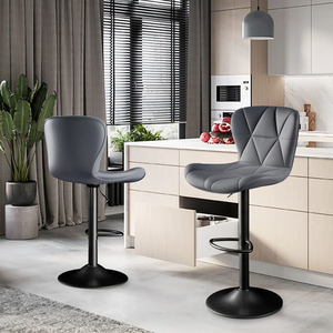 Factory Wholesale Modern Swivel Bar Chair <strong>Height</strong> <strong>Adjustable</strong> Hydraulic Bar <strong>Stool</strong> for Restaurant Bar Counter - Product Image 1