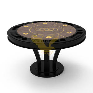 <span class=keywords><strong>Table</strong></span> <span class=keywords><strong>de</strong></span> <span class=keywords><strong>poker</strong></span> ronde en bois <span class=keywords><strong>convertible</strong></span> YH 1.4m * 1.4m * 0.8m - Product Image 3