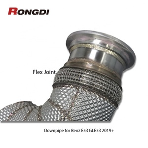 ท่อระบายความร้อนชนิดแคตเตอร์304เอสเอสสำหรับเมอร์เซเดสเบนซ์ GT53 GT50ท่อประสิทธิภาพ2.5ที - Product Image 6