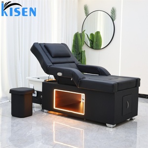 KISen ระบบสปาหัวเตียงแชมพูครบวงจรสำหรับอาบน้ำเท้าไฮโดรแอลอีดีบำบัดแรงดันไฟฟ้าที่กำหนดเองได้จัดส่งทั่วโลก - Product Image 3