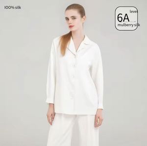 Ensemble 2 pièces floral pour femme, inspiré des tenues de nuit, pantalon long XL, pyjama en soie pour l'été - Product Image 2