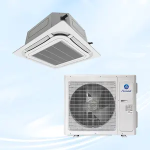 Gree - Ar condicionado montado no teto, tipo cassete de descarga de ar 360 graus, ventilador VRF, ar condicionado central para sala de 2-6 kW