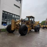 Niveleuse Caterpillar 16G de fabrication japonaise, modèle 2015, pour travaux routiers, avec moteur et pompe 160H 120K 140K, à prix abordable
