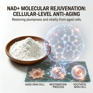 Tabletas de Suplemento NAD+ Premium, Nicotinamida Adenina Dinucleótido, Grado de Alta Pureza, Material Cosmético, Energía Celular - Product Image 1
