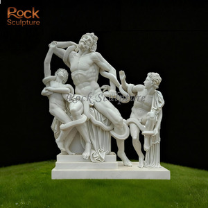 Tùy chỉnh ngoài trời bằng đá cẩm thạch trắng bức tượng của Joseph và Mary, vườn nhà thờ trang trí - Product Image 4