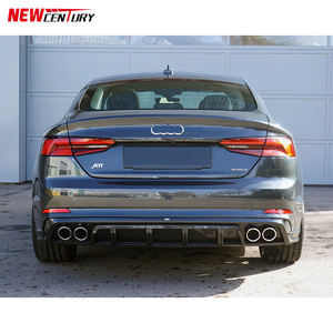 Adecuado para 2016-2018 Audi <span class=keywords><strong>A5</strong></span> B9 parachoques delantero frente pala labio trasero material de fibra de carbono sobre estilo - Product Image 6