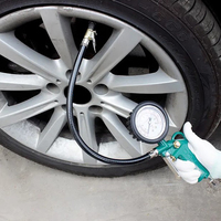 Electric Vehicle Motorcycle Fast Inflate Inflator Pressure Gauge Quiet Universal Voltage Tire Air Gun