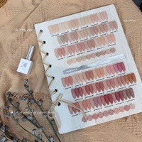 Ensemble de gel à ongles transparent 36 couleurs, nouvelle collection 2026, gel à ongles couleur transparente populaire pour salon de manucure