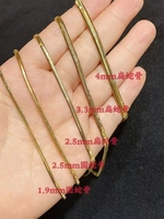 Cadena de Oro Sólido Amarillo Au750, Cadena de Hueso de Serpiente de Oro Real de 18k, Joyería de Oro Saudí, Cadena de Hueso de Serpiente de 18k, Empeñable