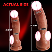 Dildo de Pene Grande, Enorme y Realista, Pene Artificial para Mujeres, Juguete Sexual para la Masturbación