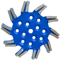 Disque de meulage diamanté pour béton de 300 mm (10 pouces) type Blastrac pour meuleuse de sol, personnalisable OEM