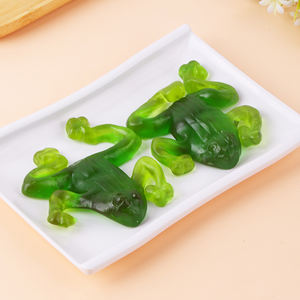 निर्माता थोक बिक्री विभिन्न मिश्रित फल थोक गुम्मीज मीठे खट्टे स्वाद जेली फ्रॉग ग्मी कैंडी हलाल प्रमाणित है। - Product Image 3