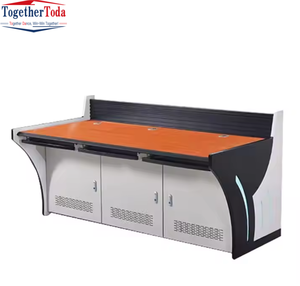 Escritorio Escolar Moderno con Gabinetes de Almacenamiento, Muebles Escolares Metálicos Personalizados para Uso Comercial - Product Image 2