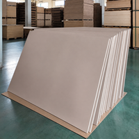 Panneau de contreplaqué peint en mélamine E0 18 mm 2440x1220 mm pour mobilier d'hôtel moderne