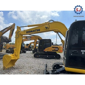 Excavatrice Komatsu PC d'occasion de qualité supérieure, 85 % d'origine, avec 85 % de pièces d'origine et peu d'heures de fonctionnement, idéale pour la construction et les terres agricoles, en promotion - Product Image 5