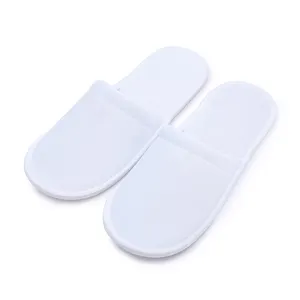 Hotel Disposable Velour Slippers Custom Cheap Wholesale Indoor Guest Spa Hotel Slippers