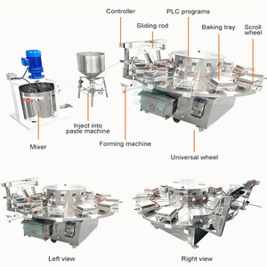 Macchina Automatica per Coni Gelato, Attrezzatura Commerciale per Coni Croccanti, Macchina per Biscotti Wafer per Gelaterie - Product Image 4