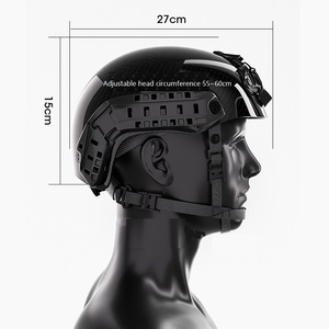 หมวกนิรภัยคาร์บอนไฟเบอร์สำหรับขี่จักรยาน ปีนเขา ป้องกันแรงกระแทก ผลิตโดยผู้ผลิตหมวกนิรภัยทางยุทธวิธี ขายส่ง - Product Image 4